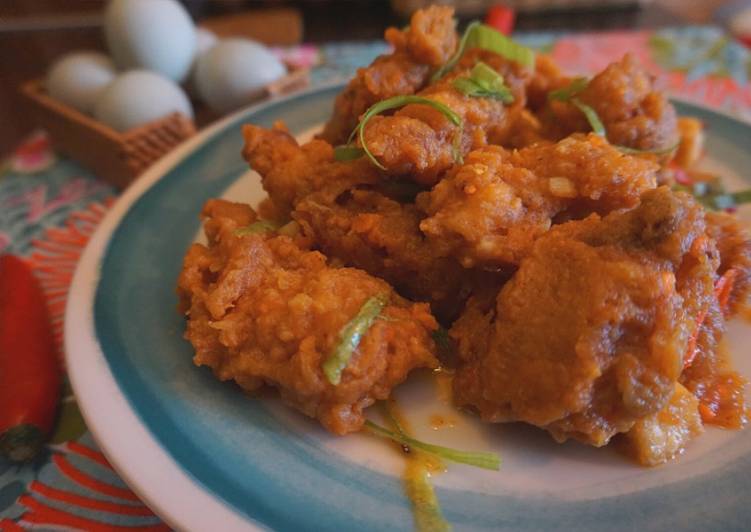 Cara Gampang Menyiapkan Ayam Goreng Tepung Telur Asin by Dapur Yustin Anti Gagal