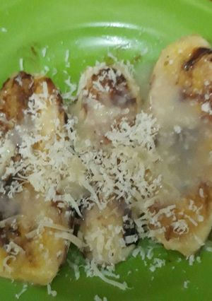 Foto resep Pisang panggang with toping susu keju coklat(sukeco)