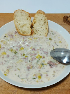Una foto de Sopa de queso