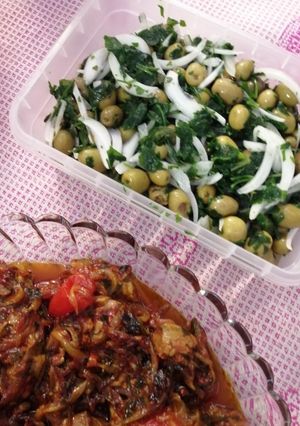عکسی از دستور زيتون مزه دار
