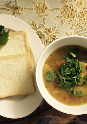 Hình của món Bánh mì sốt vang.