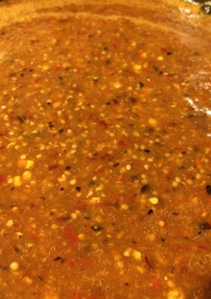 Una foto de Salsa de tomatillo asado