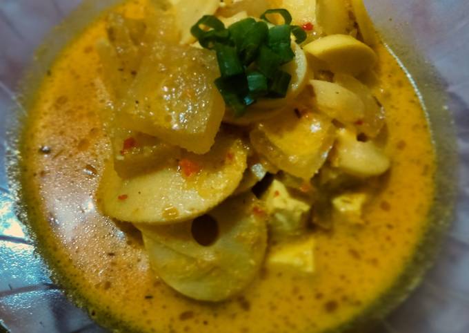 Cara Gampang Menyiapkan Rebung santan takil (tahu kikil) yang Bikin Ngiler