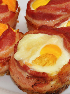 A picture of Keto Bacon & Egg Cups.
