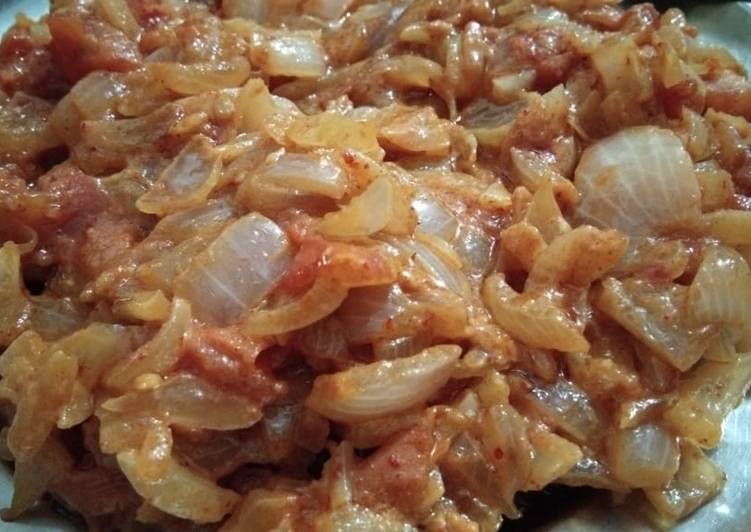 How to Make Super Quick Homemade Onion tomato veg