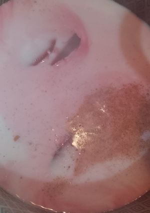 Una foto de Pink Latte vegano (🌱)