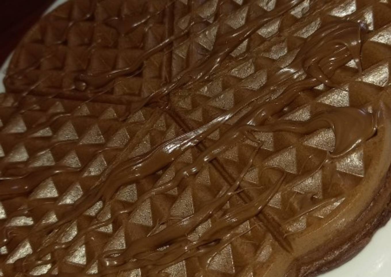 Waffle de algarroba 🧇 ♡