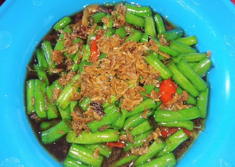 Tumis Buncis Udang Rebon