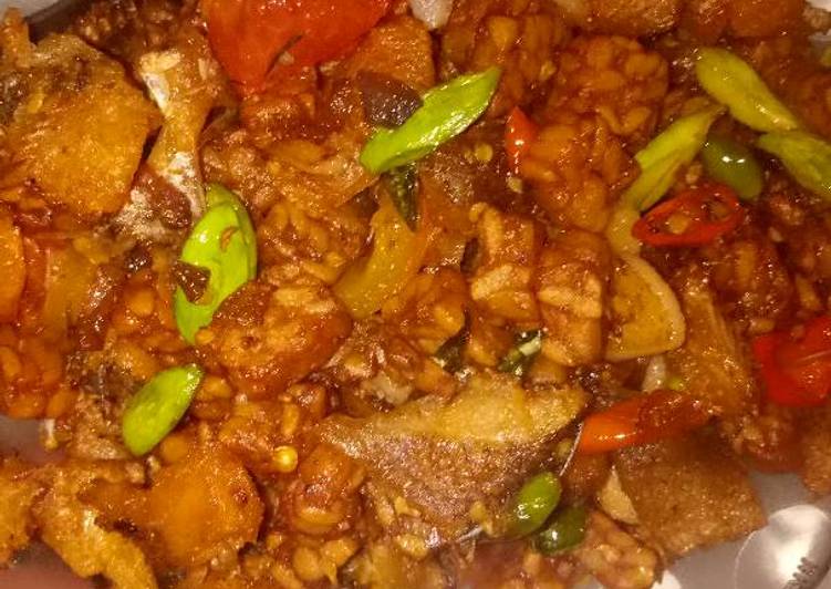 Resep Tumis gabus asin pedas | Resep Bumbu Tumis gabus asin pedas Yang Paling Enak