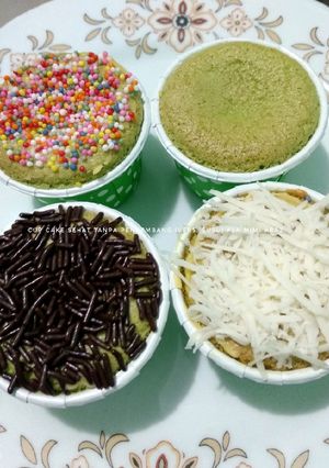 Foto resep Cup Cake Sehat Tanpa Pengembang (Versi Susu)