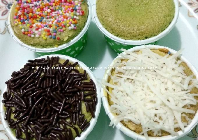 Rahasia Membuat Cup Cake Sehat Tanpa Pengembang (Versi Susu) yang Menggugah Selera