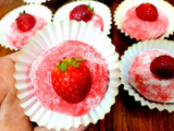 موتشي الفراولة بطحين الأرز المصري 🍓