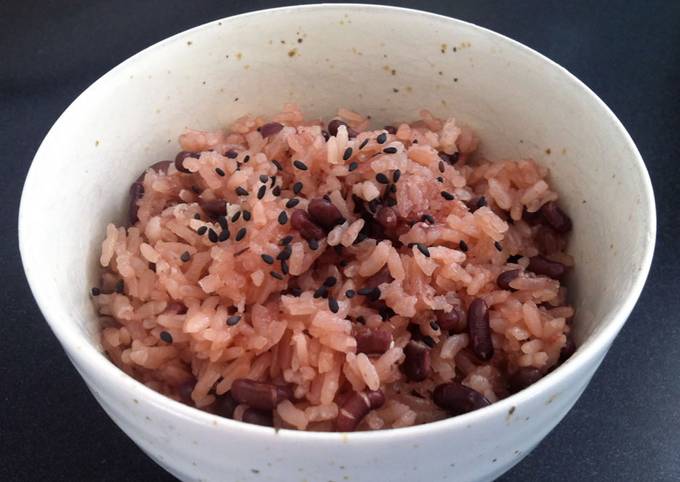 Recipe of Super Quick Homemade ‘Sekihan’ Azuki Rice