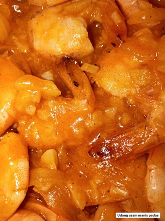 Cara Bikin Udang Asam Manis Pedas Menu Enak
