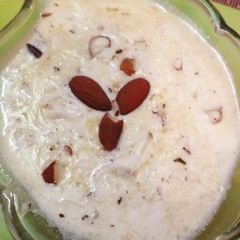 A picture of Kaddu ki kheer.