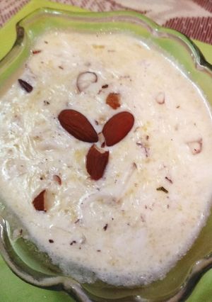 A picture of Kaddu ki kheer.