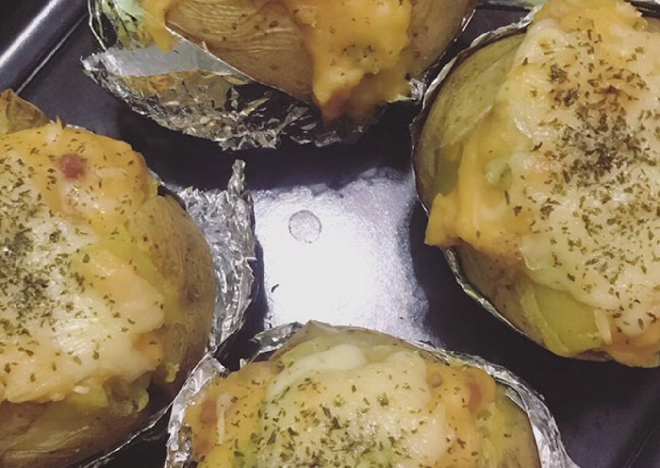 Baked jacket potatoes