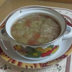 A picture of Vegetable Chicken Clear Soup.