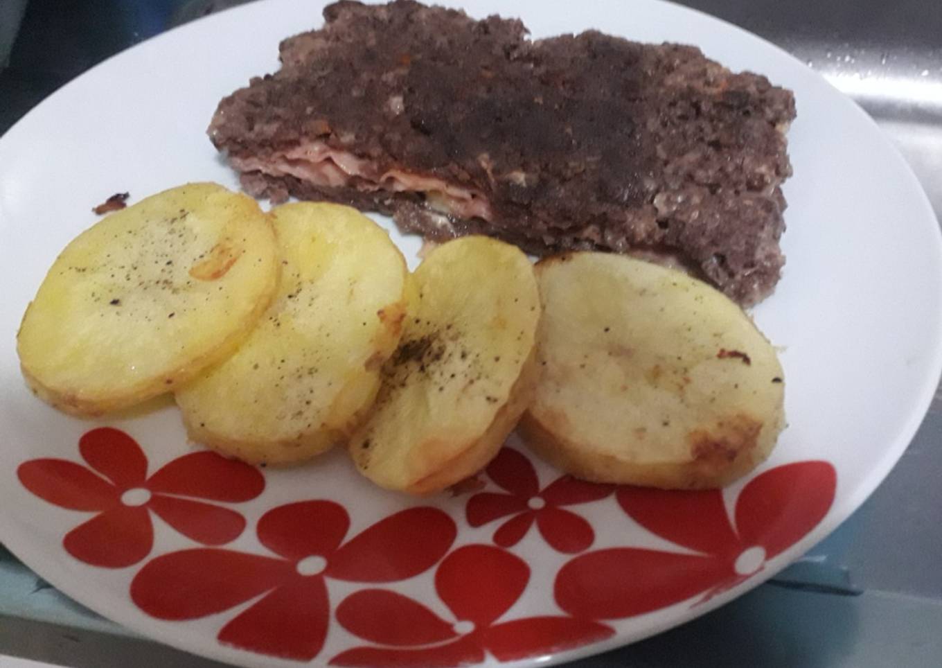 Hamburguesa rellena