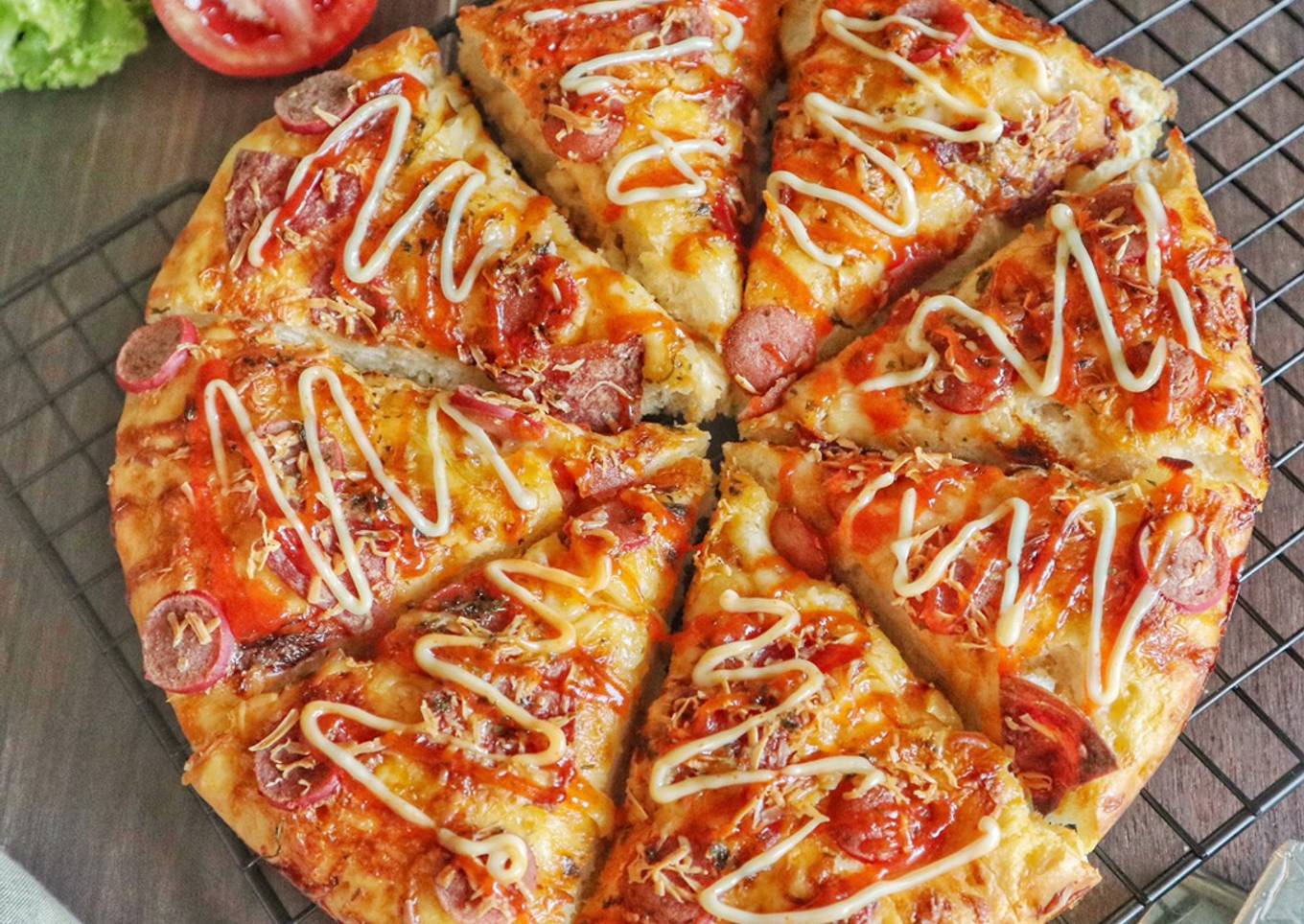 Smoke beef and sausage Pizza
