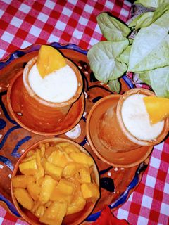 ম্যাঙ্গো মিল্ক শেক (mango milk shake recipe in Bengali) রেসিপির প্রধান ছবি