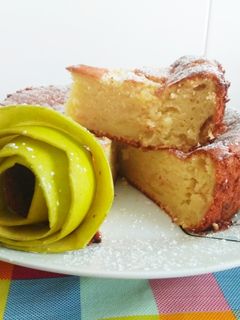Una foto de Bizcocho de Manzana y Mascarpone