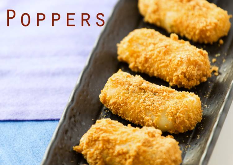 Get Healthy with Jalapeño cheese poppers