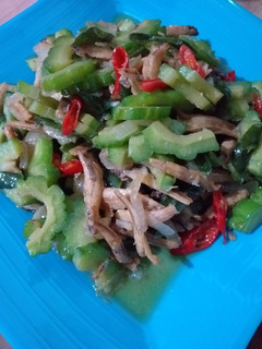 Foto resep Tumis Pare Ikan Teri