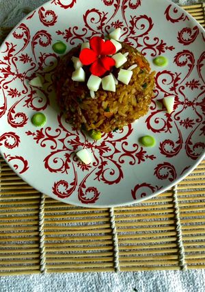 Una foto de Arroz yakimeshi