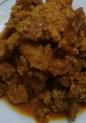 Foto resep 8. Daging kambing bumbu lapis