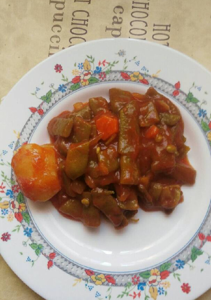 Una foto de Judías verdes guisadas con tomate