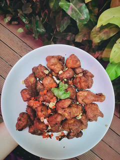 Foto resep Ayam Popcorn Goreng Cabe Bawang