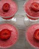 Espuma de fresas