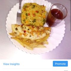 A picture of Indomie with vegetables.