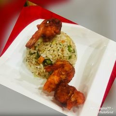 A picture of Whosayna’s Shrimps Fried Rice.