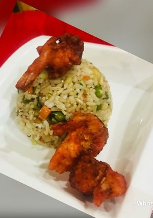 A picture of Whosayna’s Shrimps Fried Rice.