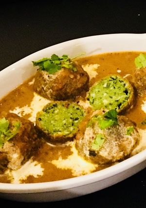 A picture of Spinach kofta.