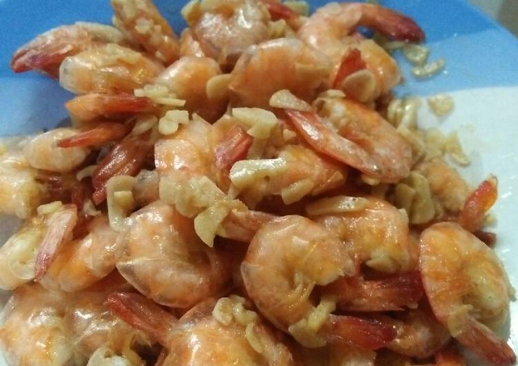 Resep Udang goreng bawang putih, Bisa Manjain Lidah