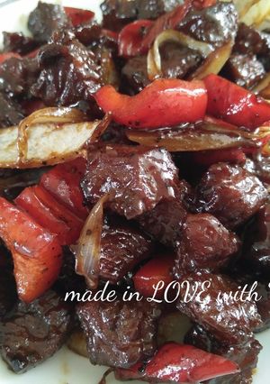 Foto resep Sapi Lada Hitam