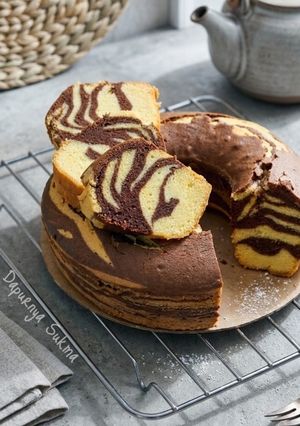 Foto resep Zebra Cake Rich Yolk