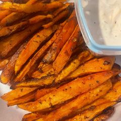 A picture of Sweet potatoes fries.