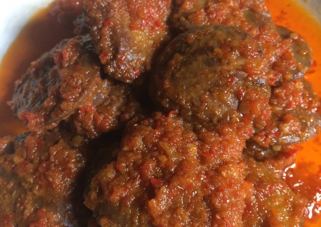 Jengkol balado enak