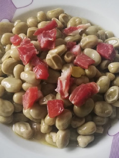 Una foto de Habitas baby en salsa