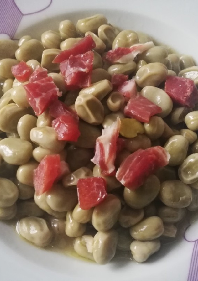 Una foto de Habitas baby en salsa