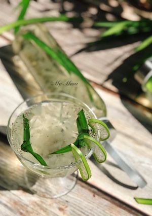 Hình của món Nước nha đam đường phèn.