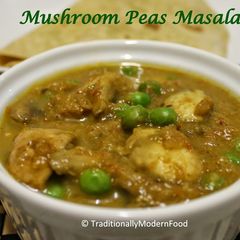 A picture of Mushroom Masala ~ Guest post from Traditionally Modern Food.