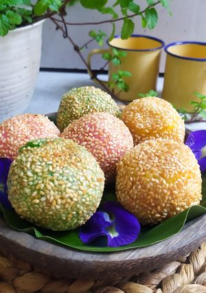 Foto resep Onde-onde Rainbow 🌈
