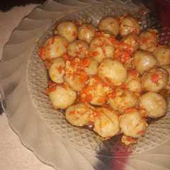 A picture of Pentol petarung / pentol gila / pentol mercon.