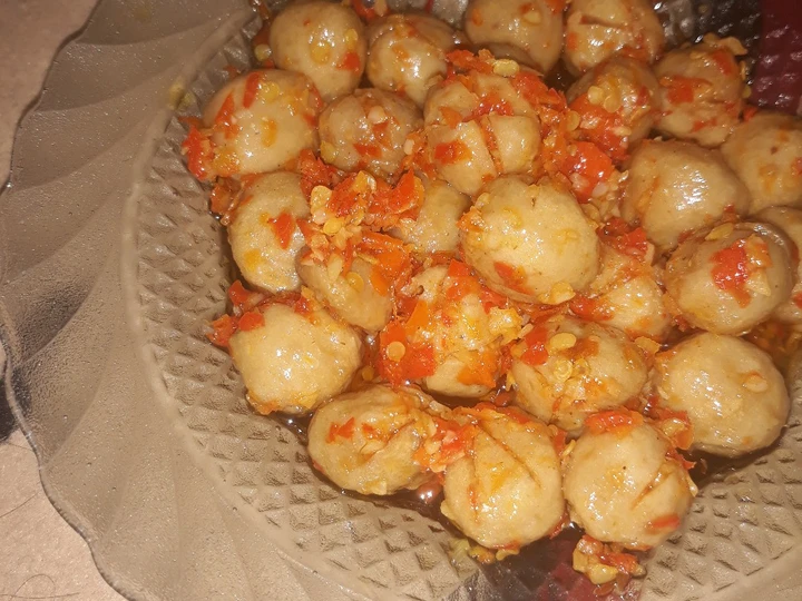 Langkah Mudah untuk Membuat Resep Pentol petarung / pentol gila / pentol mercon yang Lezat Anti Ribet, Bikin Ngiler