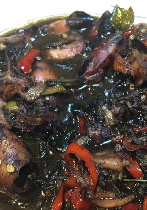 Foto resep Cumi hitam pedasss